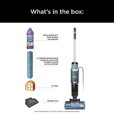 Shark HydroVac MessMaster Corded 3-in-1 Vacuum, Mop, and Self-Cleaning System - WD161