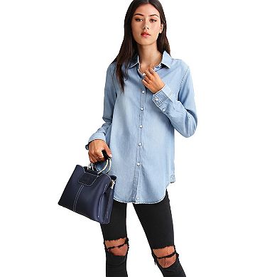 Keep Me Wild Denim Top