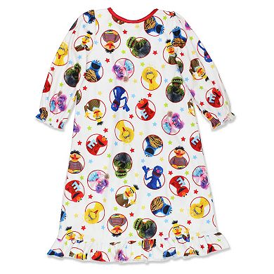Sesame Street Elmo Infant Toddler Girls Granny Gown Nightgown