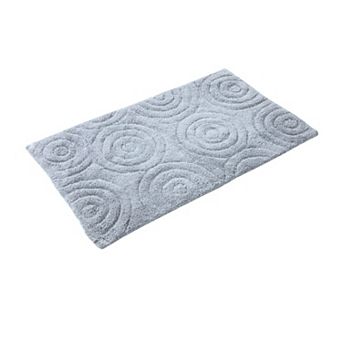 Beautiful Circle Design High Quality Year Round Cotton With Non-Skid Back Bath Rug