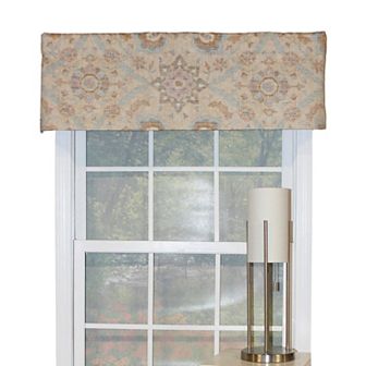 Chavin Tailored 100% Cotton with Fully Lined 3" Rod Pocket Valnance for Windows