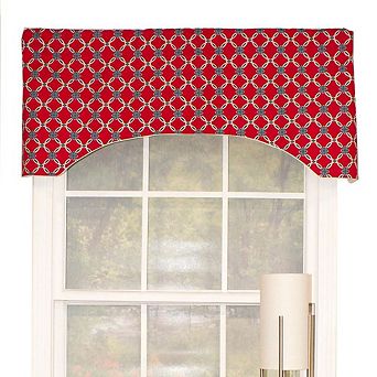 Andromeda Geometric Arch All Season Premium Valance 3" Rod Pocket