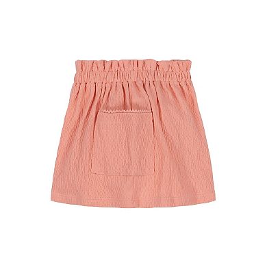 Girls 4-6 Kids Headquarters 2-pc. Floral Embroidered Crinkle Knit Top & Shorts Set