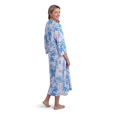 Petite Miss Elaine Essentials Terry Long Zip Robe
