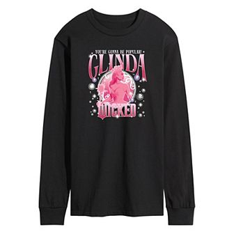 Men's Wicked Glinda You're Gonna Be Popular Long Sleeve Graphic Tee
