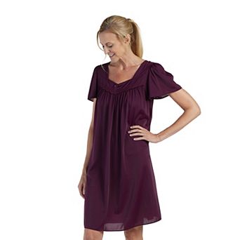 Petite Miss Elaine Essentials Tricot Short Gown