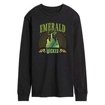 Men's Wicked Emerald City Long Sleeve Graphic Tee