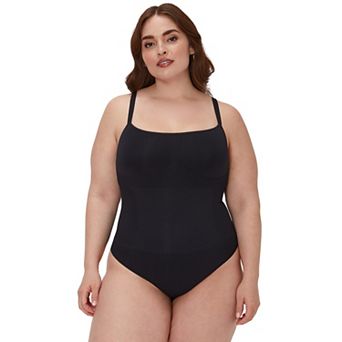 Maidenform® Tummy Control Seamless Thong Bodysuit Shapewear DMS830