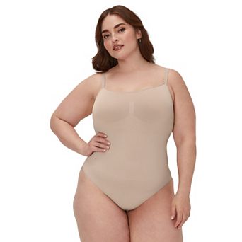 Maidenform® Tummy Control Seamless Thong Bodysuit Shapewear DMS830