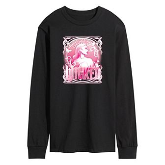 Men's Wicked Glinda Portrait Long Sleeve Graphic Tee