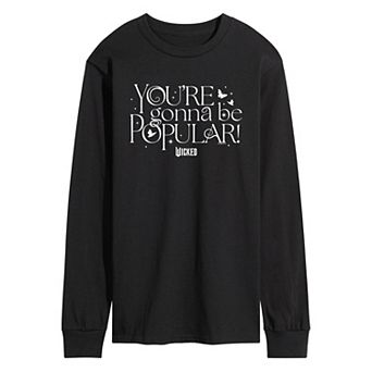 Men's Wicked You're Gonna Be Popular Long Sleeve Graphic Tee