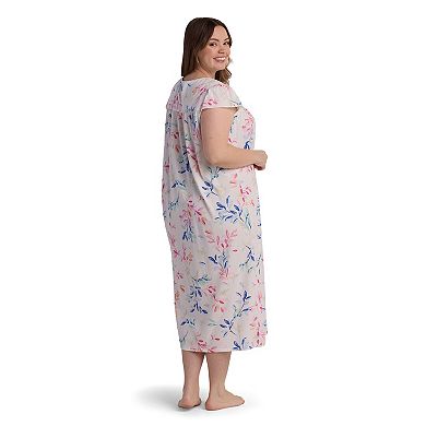 Women's Miss Elaine Essentials Silkyknit Long Gown