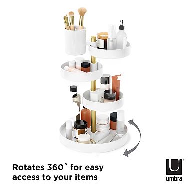 Umbra Pirouette Tiered Cosmetic Organizer