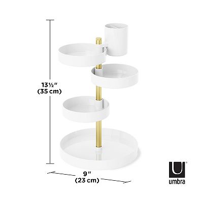 Umbra Pirouette Tiered Cosmetic Organizer
