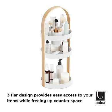 Umbra Bellwood Tiered Cosmetic Organizer with Handle