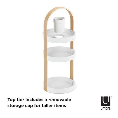 Umbra Bellwood Tiered Cosmetic Organizer with Handle