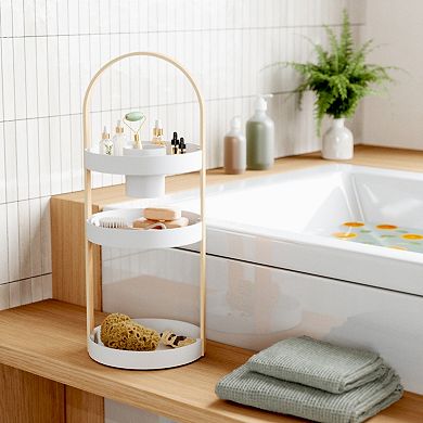 Umbra Bellwood Tiered Cosmetic Organizer with Handle