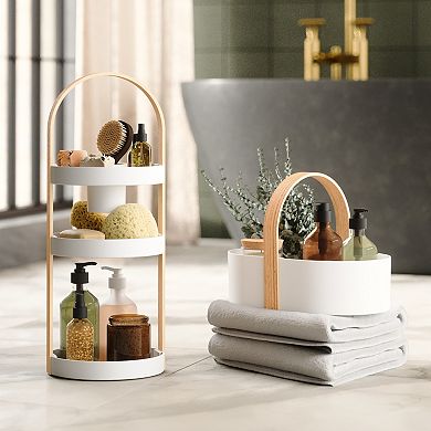 Umbra Bellwood Tiered Cosmetic Organizer with Handle