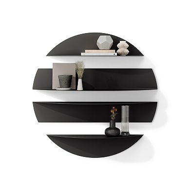 Umbra Solis Round 4-Piece Wall Shelves