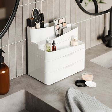 Umbra Glam Tiered Cosmetic Organizer Box