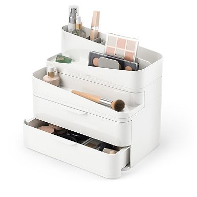 Umbra Glam Tiered Cosmetic Organizer Box