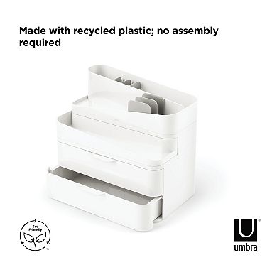 Umbra Glam Tiered Cosmetic Organizer Box