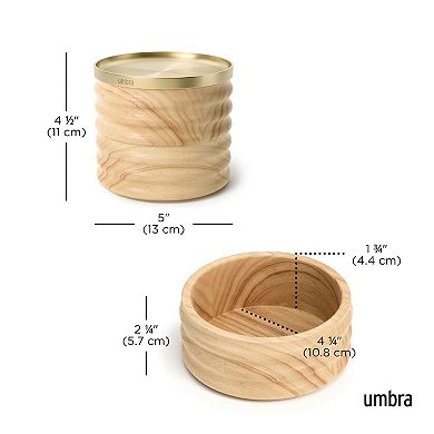 Umbra Tesora Wood Storage Box