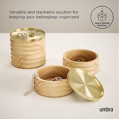 Umbra Tesora Wood Storage Box