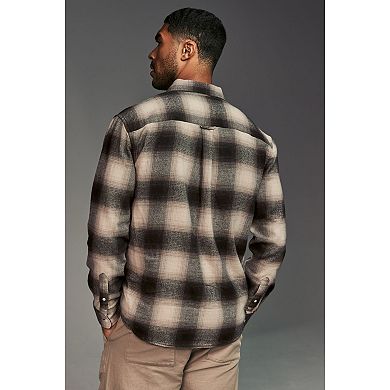 Men's NEXT Long Sleeve Mono Check Shirt