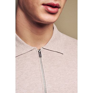 Men's NEXT Zip Neck Polo