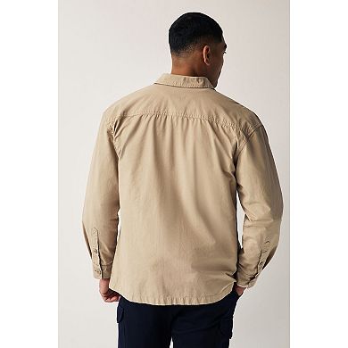 Men's NEXT Double Pocket Poplin Shirt