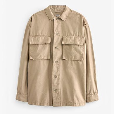 Men's NEXT Double Pocket Poplin Shirt