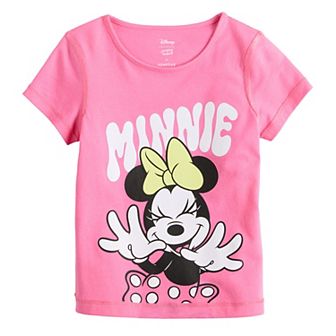 Disney's Minnie Mouse Baby, Toddler & Girls 4-12 Sensory Adaptive Short Sleeve Tee by Jumping Beans®