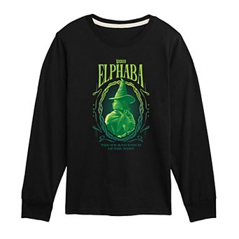 Boys 8-20 Wicked Elphaba Wicked Witch Of The West Long Sleeve Graphic Tee
