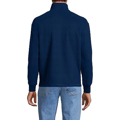 Men's Lands' End Wool Blend Half Zip Pullover