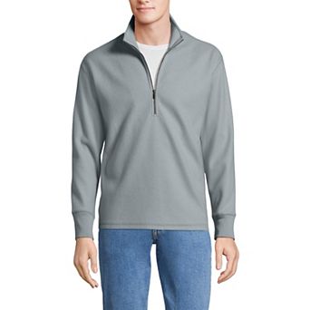 Men's Lands' End Wool Blend Half Zip Pullover