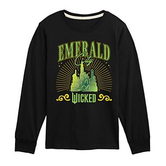 Boys 8-20 Wicked Emerald City Long Sleeve Graphic Tee