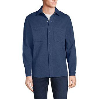 Men's Lands' End Long Sleeve Knit Overshirt