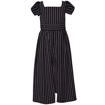 Girls 7-16 Bonnie Jean Dressy Striped Walk Through Dress