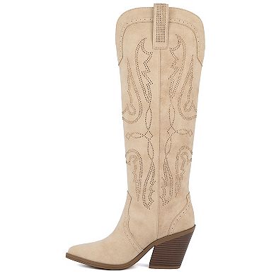 sugar Kammy Women's Rhinestone Tall Western Boots