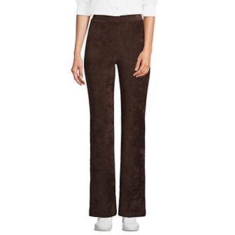 Women's Lands' End Sport Knit High-Rise Corduroy Bootcut Pants
