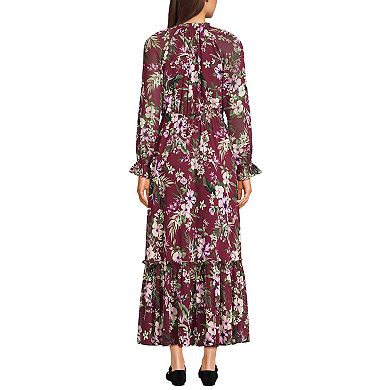 Women's Lands' End Chiffon Midi Dress