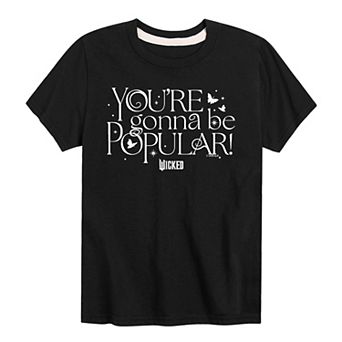 Boys 8-20 Wicked You're Gonna Be Popular Graphic Tee