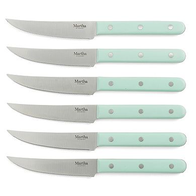 Martha Stewart Eastwalk 14-Piece Matte Black Knife Block Cutlery Set