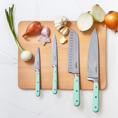 Martha Stewart Eastwalk 14-Piece Matte Black Knife Block Cutlery Set