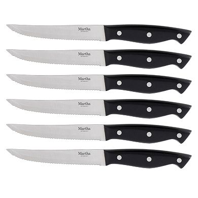 Martha Stewart Greeley 14-Piece Cutlery Set with Wood Block