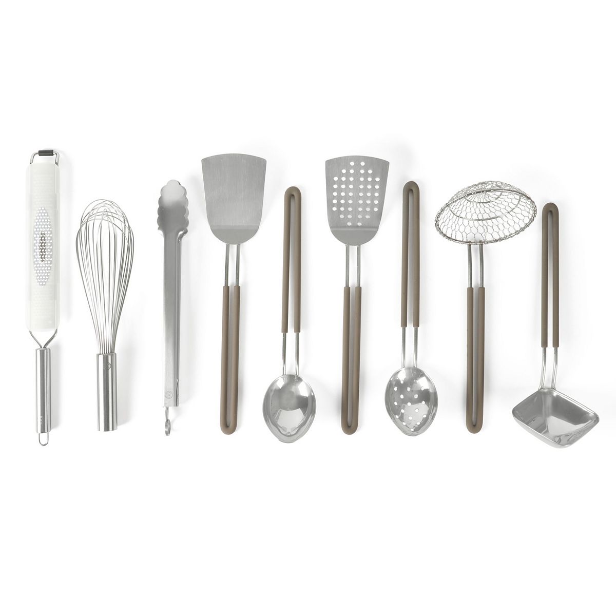 Martha Stewart 9-Piece Stainless Steel Prep & Serve Kitchen Tool Set