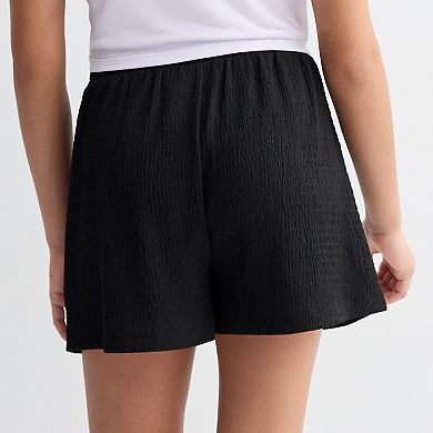 Girls 6-20 SO® Pull-On Texture Knit Shorts in Regular & Plus Size