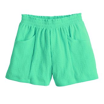 Girls 6-20 SO® Pull-On Texture Knit Shorts in Regular & Plus Size