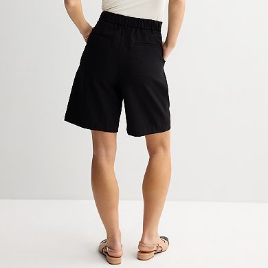 Juniors' SO High Rise City Trouser Shorts